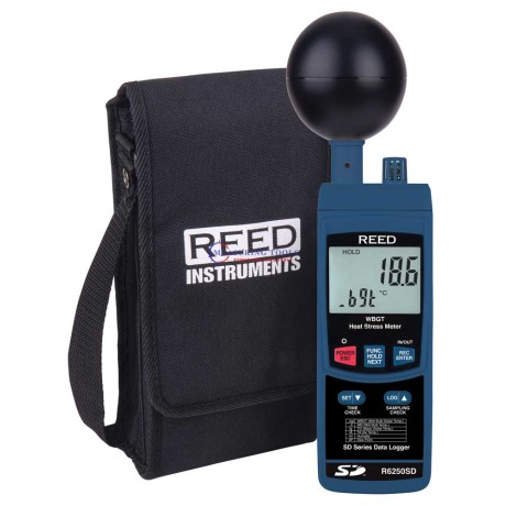 Reed R6250sd Data Logging Heat Stress Meter, Wbgt Refractometers & Heat Stress Meters image