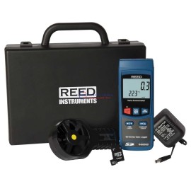 Reed R4000sd-Kit Data Logging Vane Thermo-Anemometer With Power Adapter And Sd Card