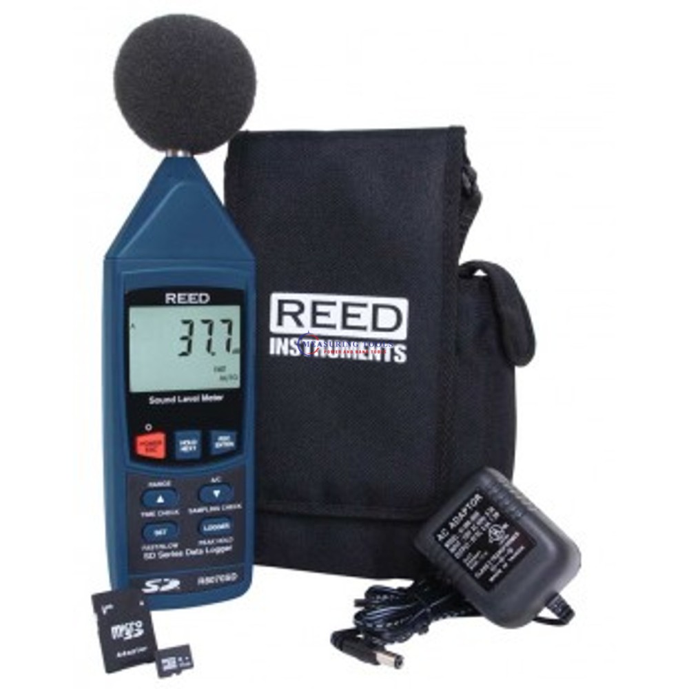 Reed R8070sd-Kit Data Logging Sound Meter With Adapter And Sd Card Light, Sound, Moisture & Environmental Meters image
