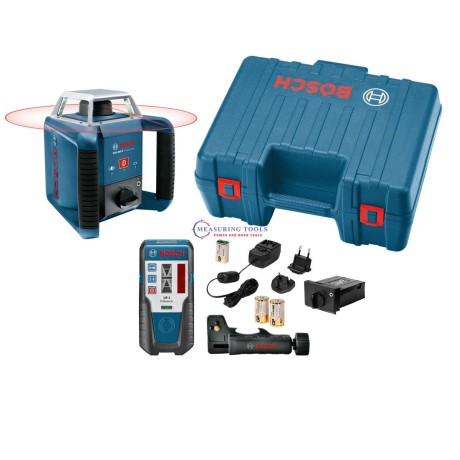 Bosch GRL 400 HV Rotary Laser Incl. LR1 Receiver Laser Levelling Tools image