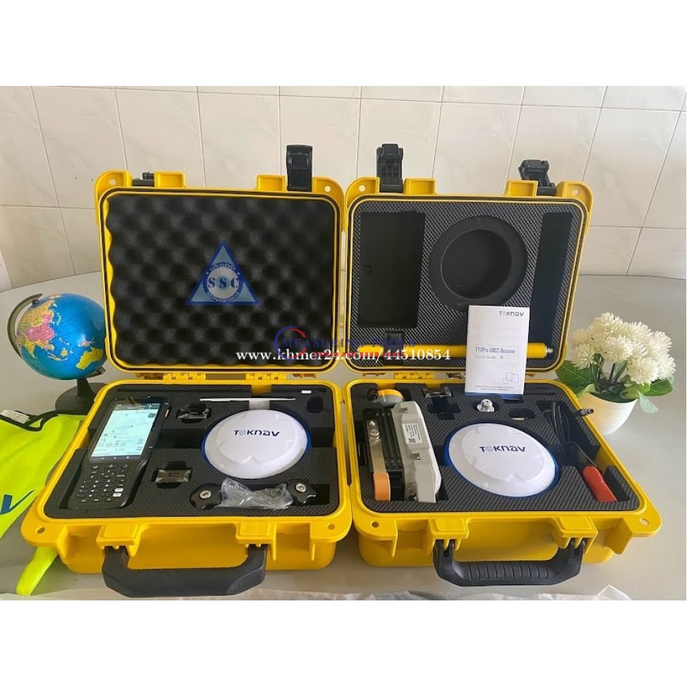 TOKNAV T10PRO Base Rover GNSS Receiver Kit Incl. Internal, External UHF-GSM Modem With Controller GNSS Systems image