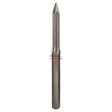 Bosch Pointed Chisel With 28 Mm Hex Shank 400 Mm Chisels image