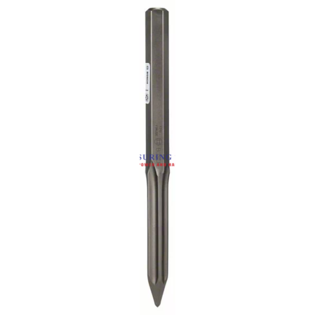 Bosch Pointed Chisel With 28 Mm Hex Shank 400 Mm Chisels image