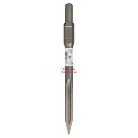 Bosch Pointed Chisel With 30 Mm Hex Shank 400 Mm Chisels image