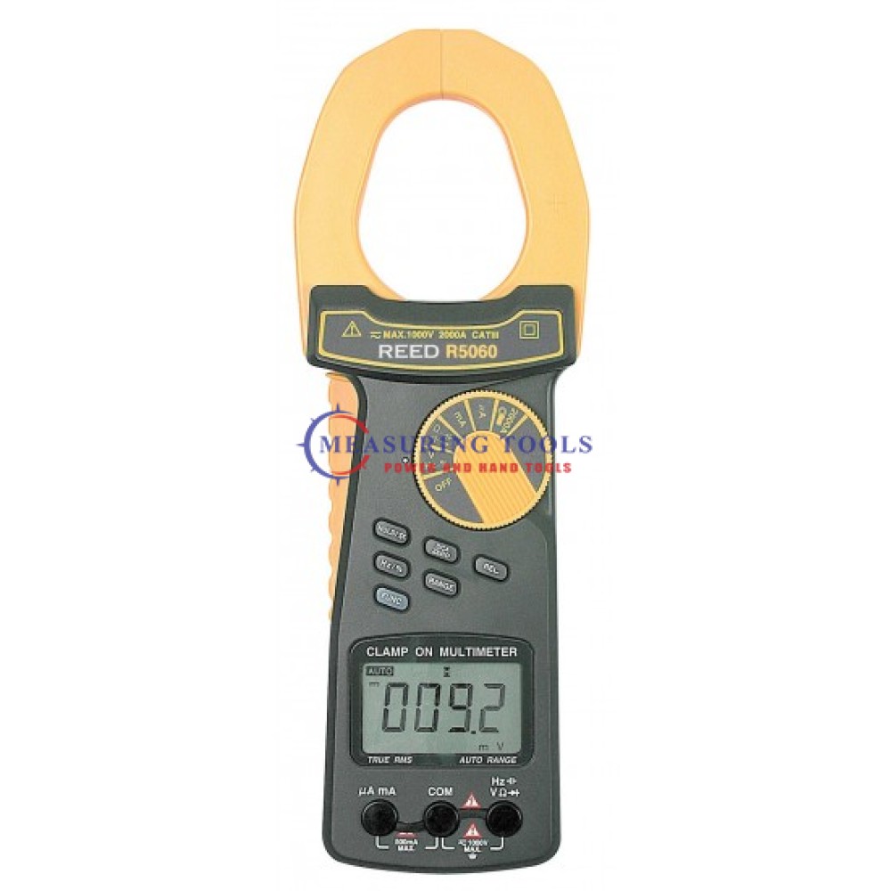Reed R5060 Clamp Meter, Trms, 2000A AC/DC Clamp Meters image