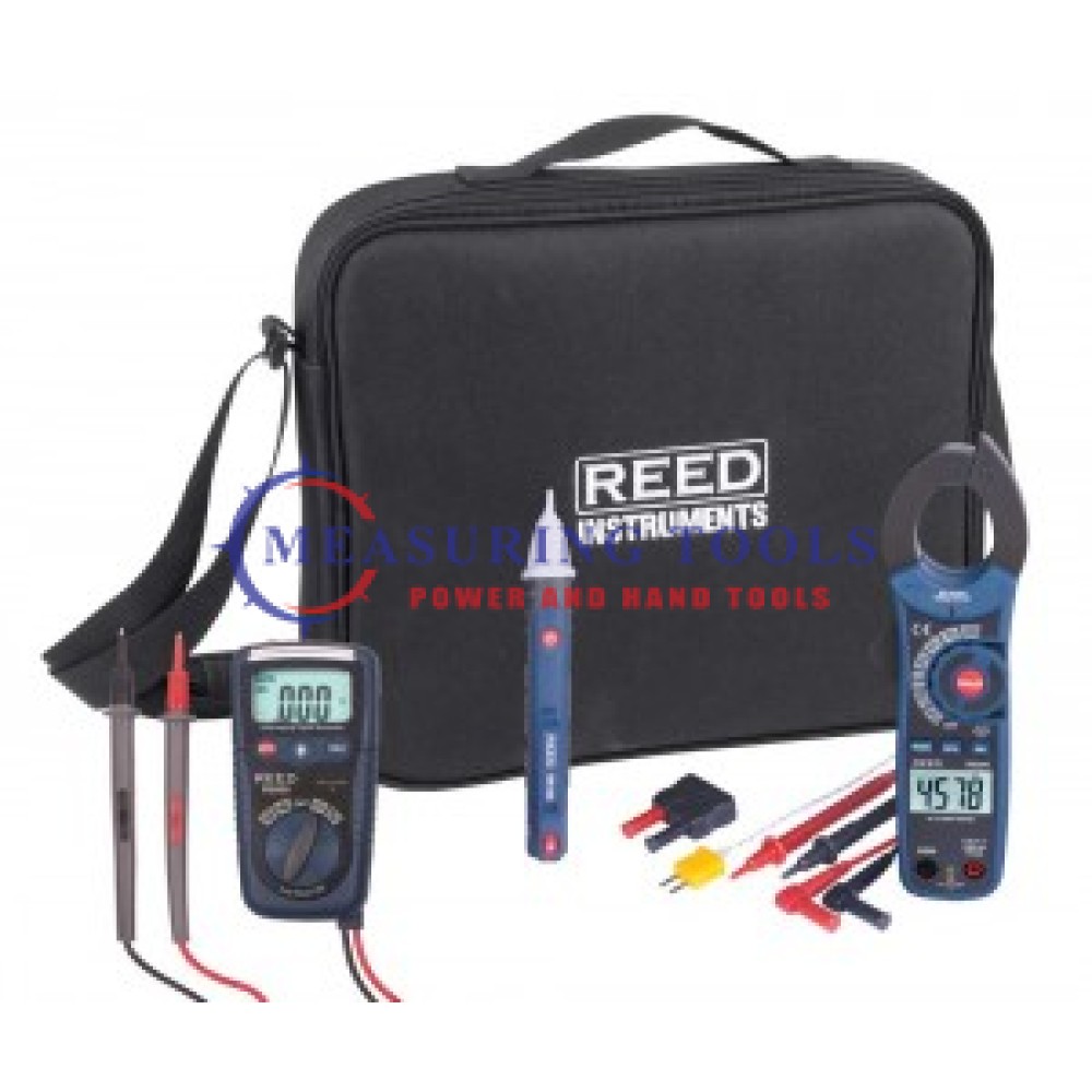 Reed ST-ELECTRICKIT Clamp Meter/Multimeter/Voltage Tester Combo Kit Clamp Meters image