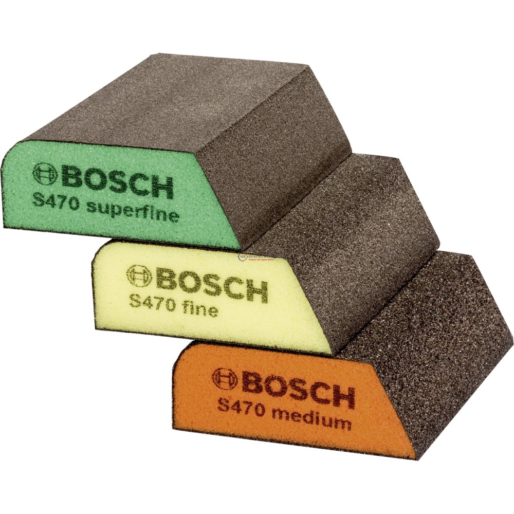 Bosch Color Foam Pack Of 3 Pcs (SF, Fine, Medium - Profile) Color foam blocks image