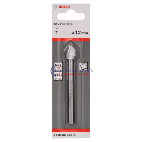Bosch CYL-9 Ceramic 12 X 90 Mm Cylindrical Drill Bits CYL-9 Cylindrical Drill Bits image