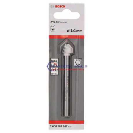 Bosch CYL-9 Ceramic 14 X 90 Mm Cylindrical Drill Bits CYL-9 Cylindrical Drill Bits image