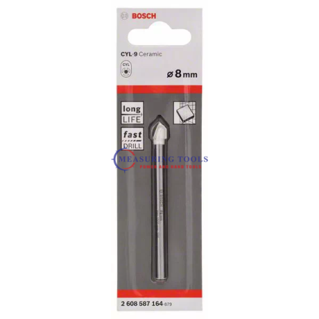 Bosch CYL-9 Ceramic 8 X 80 Mm Cylindrical Drill Bits CYL-9 Cylindrical Drill Bits image