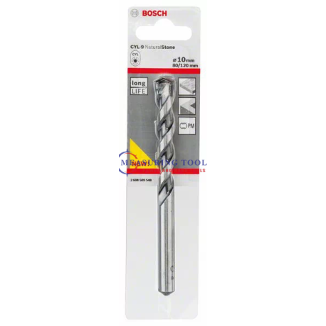 Bosch CYL-9 NaturalStone, 10X120 Mm Cylindrical Drill Bits CYL-9 Natural Stone Cylindrical Drill Bits image