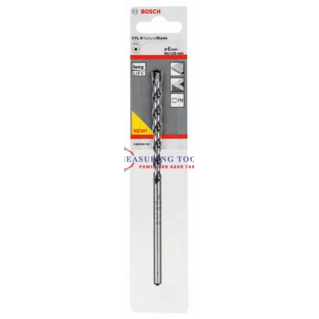 Bosch CYL-9 NaturalStone, 6X150 Mm Cylindrical Drill Bits CYL-9 Natural Stone Cylindrical Drill Bits image