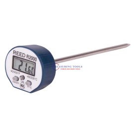 Reed R2000 Thermometer, Digital, Waterproof, -40/450F, -40/230C