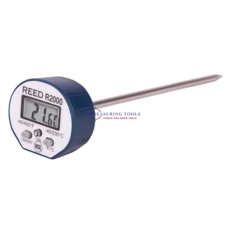 Reed R2000 Thermometer, Digital, Waterproof, -40/450F, -40/230C Digital Thermometers image