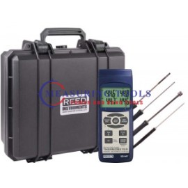 Reed Sd-947deluxe Thermometer, Thermocouple, 4-Ch, Rtd 2-Ch, Includes 4 T/C Probes, Kit