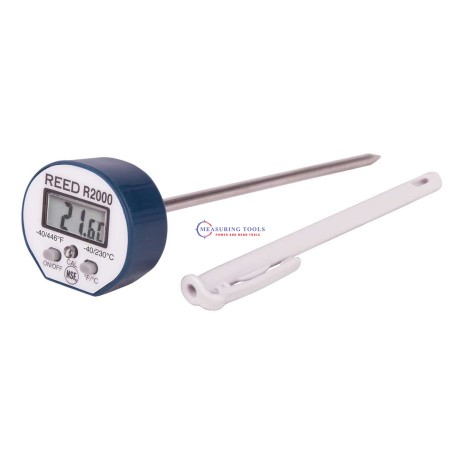 Reed R2000 Thermometer, Digital, Waterproof, -40/450F, -40/230C Digital Thermometers image