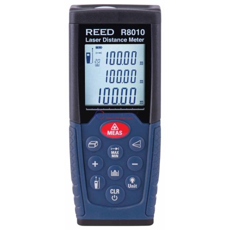 Reed R8010 Laser Distance Measurer 328ft, 100m Distance measuring Tools image