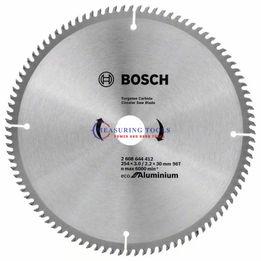 Bosch ECO For Aluminum 254x3.0/2.2x30 96T Circular Saw Blades ECO Circular saw blade image