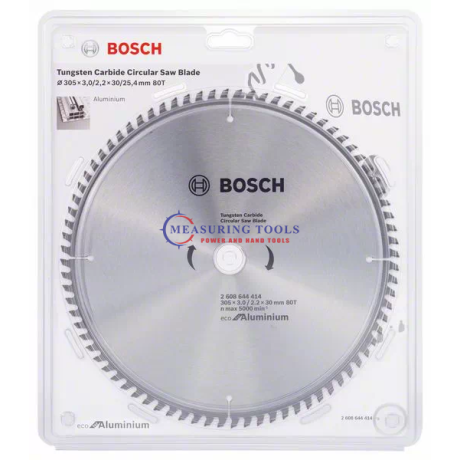 Bosch ECO For Aluminum 305x3.2/2.2x30 80T Circular Saw Blades ECO Circular saw blade image