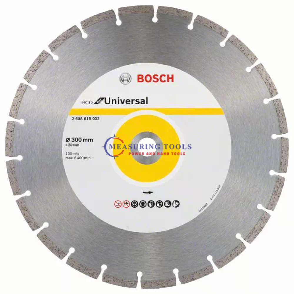 Bosch ECO For Universal 300mm X 20mm Diamond Cutting Disc ECO Diamond cutting disc image