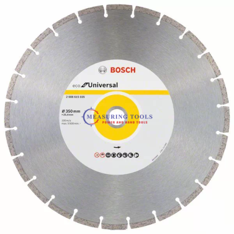 Bosch ECO For Universal 350mm X 25.4mm Diamond Cutting Disc ECO Diamond cutting disc image