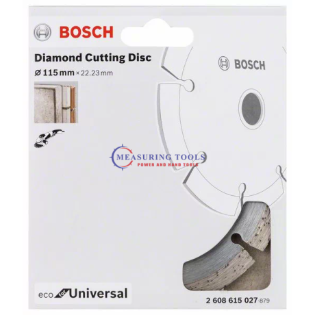 Bosch ECO For Universal 115mm X 22.25mm Diamond Cutting Disc ECO Diamond cutting disc image