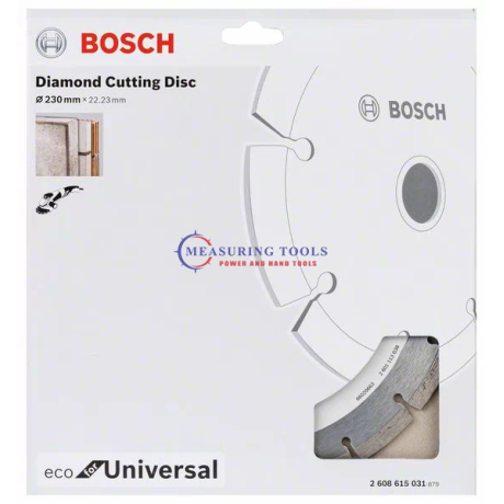 Bosch ECO For Universal 230mm X 22.25mm Diamond Cutting Disc ECO Diamond cutting disc image