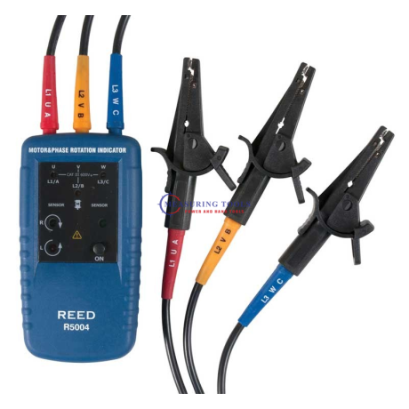Reed R5004 3-Phase & Motor Rotation Tester Electrical Testers image