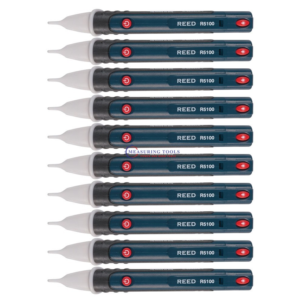 Reed R5100-10pk Ac Voltage Detector With Flashlight, 1000v, 10-Pack Electrical Testers image