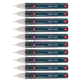 Reed R5100-10pk Ac Voltage Detector With Flashlight, 1000v, 10-Pack