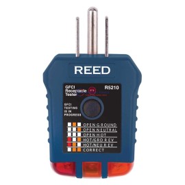 Reed R5210 Receptacle Tester, Gfci