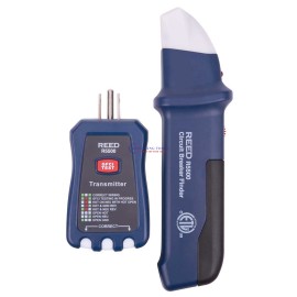 Reed R5500 Circuit Breaker Finder/Receptacle Tester/ Gfci Tester, 3-In-1