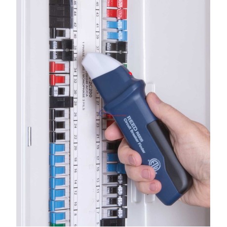 Reed R5500 Circuit Breaker Finder/Receptacle Tester/ Gfci Tester, 3-In-1 Electrical Testers image