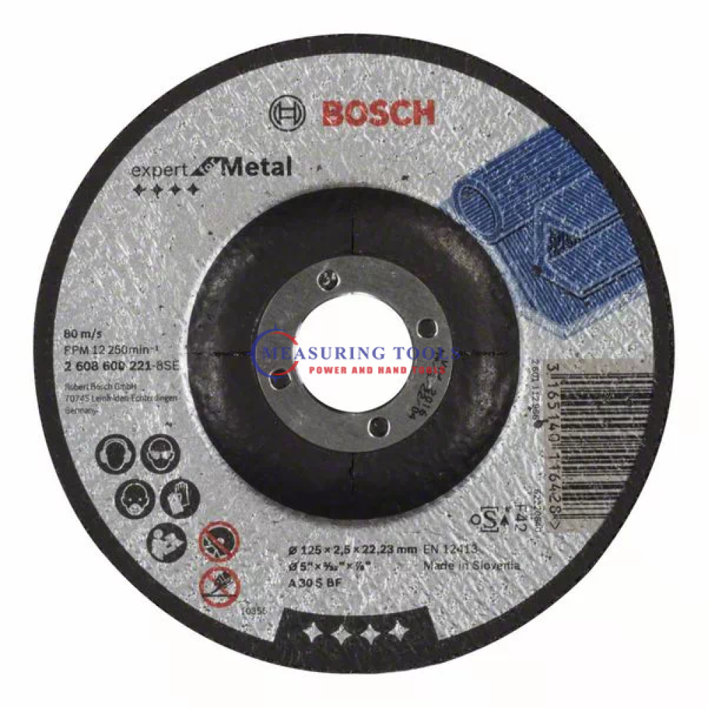 Bosch Expert For Cutting Disc With Depressed Centre, 125 Mm, 22,23 Mm, 2,5 Mm Expert Cutting/grinding discs image