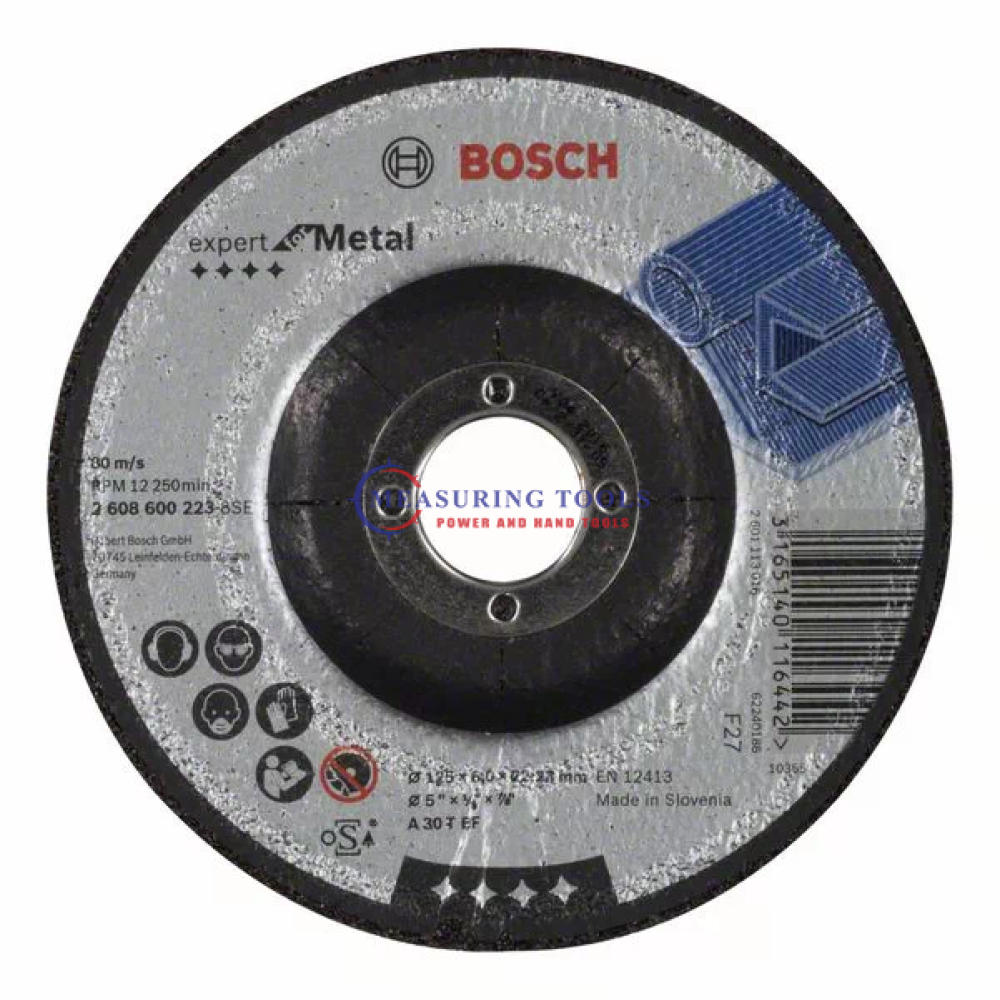 Bosch Expert For Grinding Disc With Depressed Centre, 125 Mm, 22,23 Mm, 6,0 Mm Expert Cutting/grinding discs image
