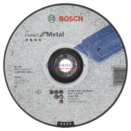 Bosch Expert Grinding Disc With Depressed Centre, 230 Mm, 22,23 Mm, 6,0 Mm Expert Cutting/grinding discs image