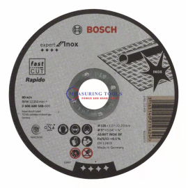 Bosch Expert For INOX Straight Cutting Disc, 125 Mm, 22.23 Mm, 1,0 Mm