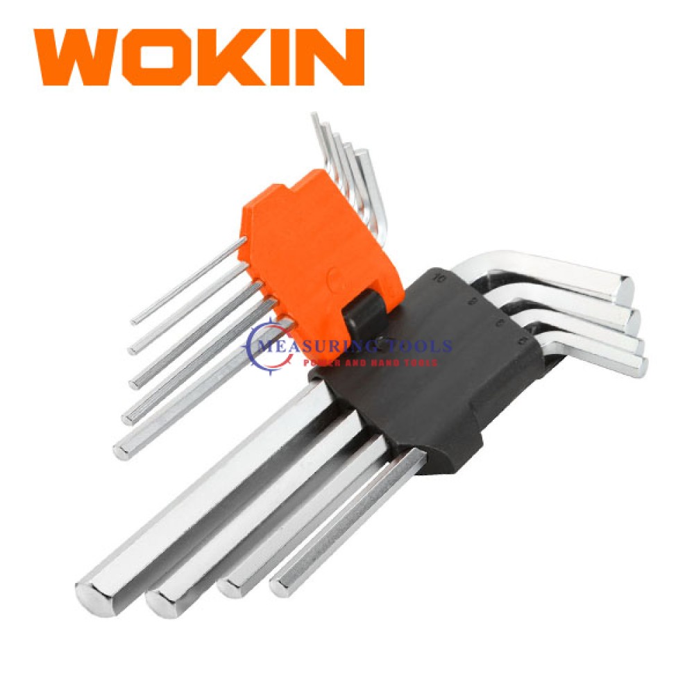 Wokin 9pcs Long Arm Hex Key Set Fastening Tools image