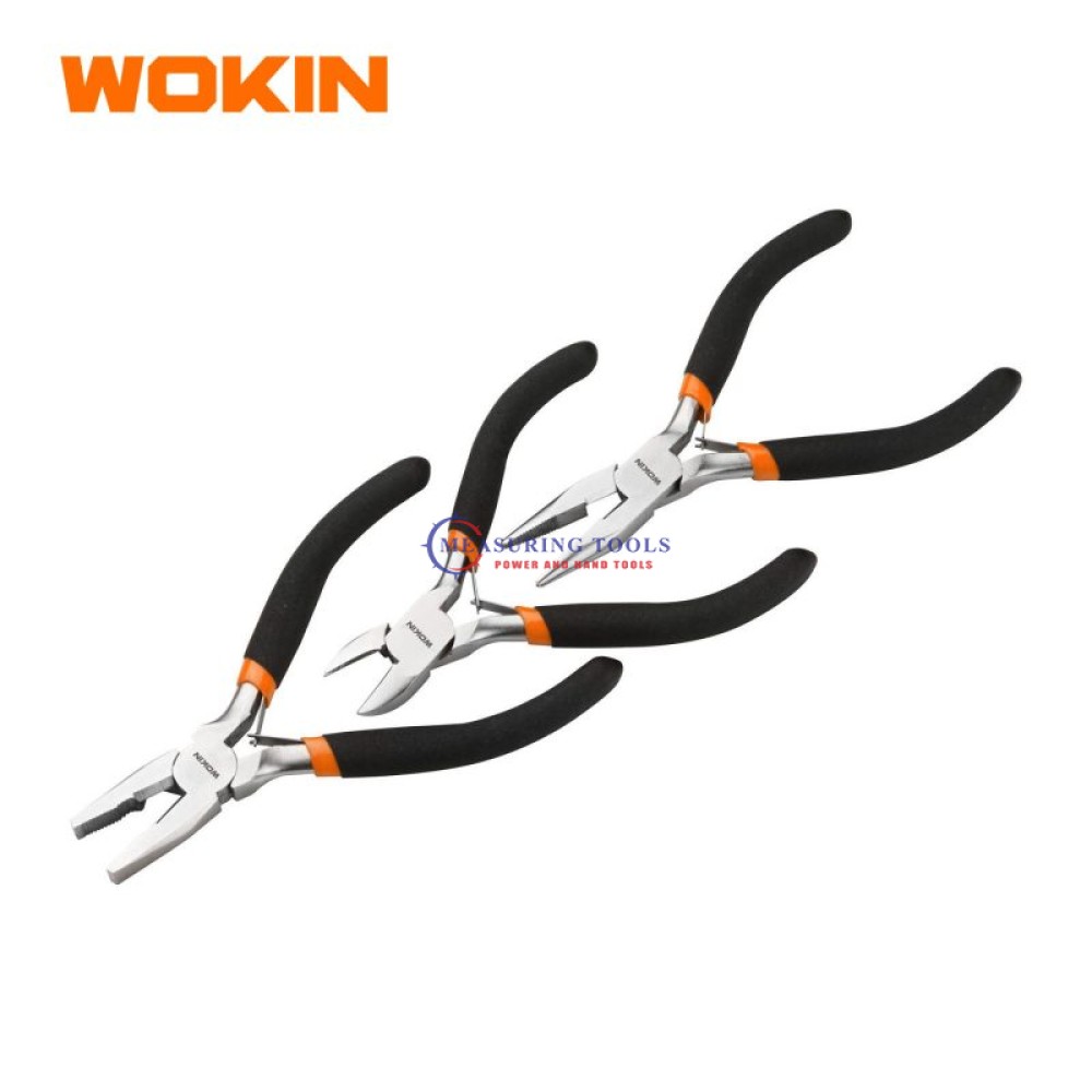 Wokin 3pcs Pliers Set 115mm, 4.5inch Holding Tools image