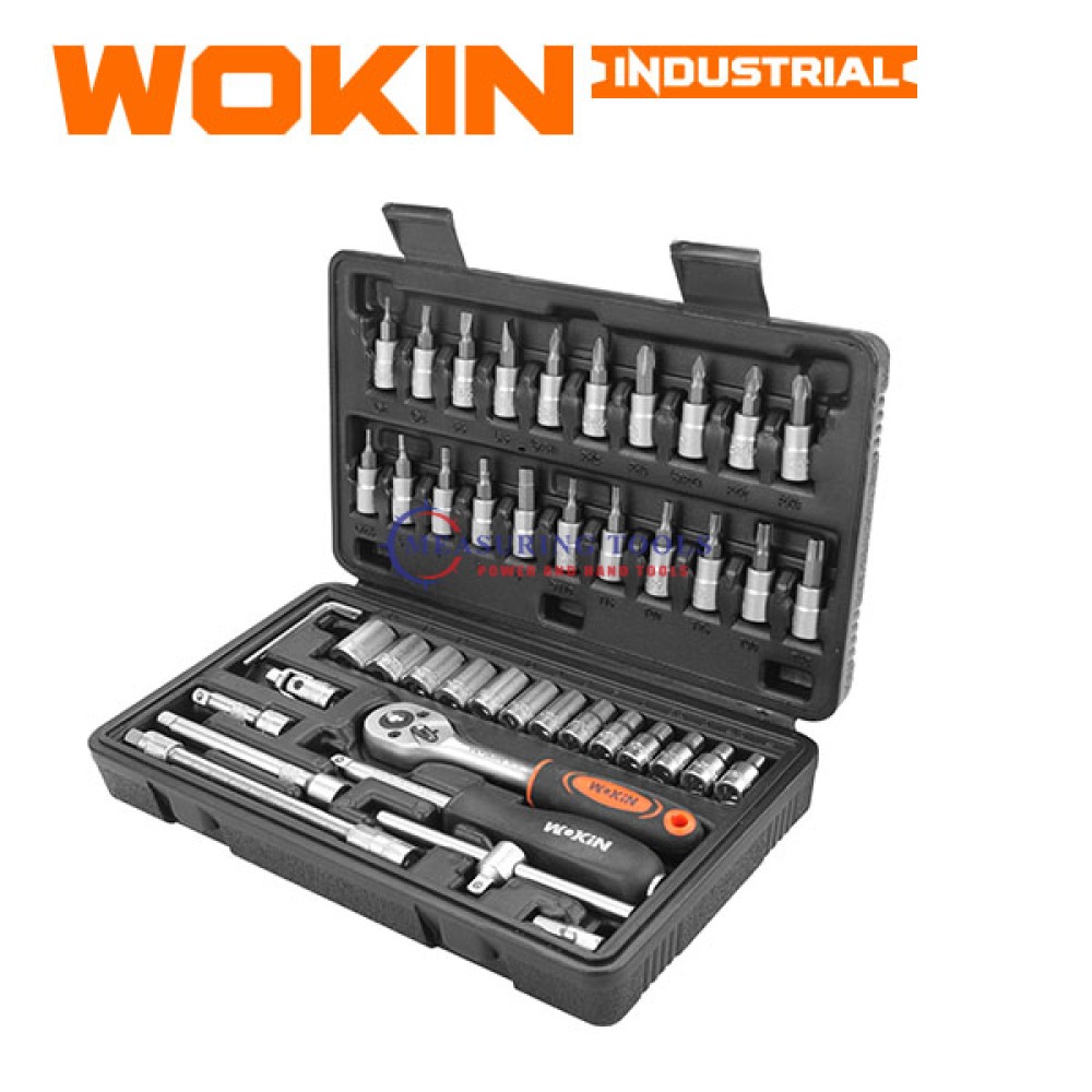 Wokin 46pcs 1/4inch Socket Sets Mechanics Tools image