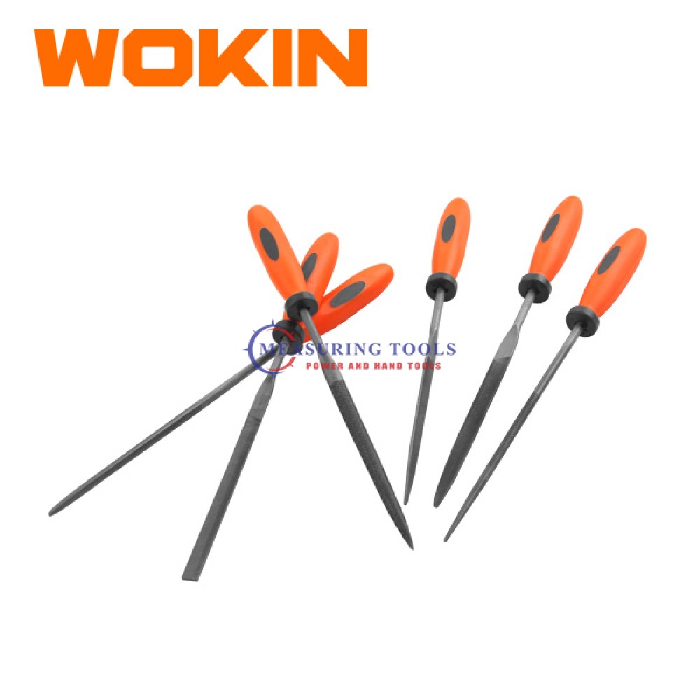 Wokin 6pcs Needle Files Set 3x150mm Finishing Tools image