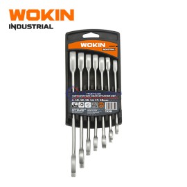 Wokin 7pcs Fixed Head Combination Ratchet Spanner