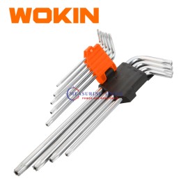 Wokin 9pcs Extra Longarm Torx Hex Key Set