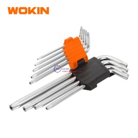 Wokin 9pcs Longarm Torx Hex Key Set