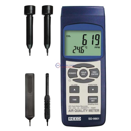 Reed SD-9901 Air Quality Meter, Data Logger Indoor Air Quality Meters image