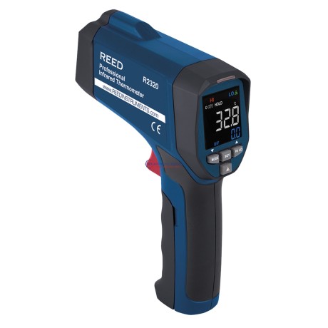 Reed R2320 IR Thermometer, Professional, 30:1, -26/1472F, -32/800C Infrared Thermometers image