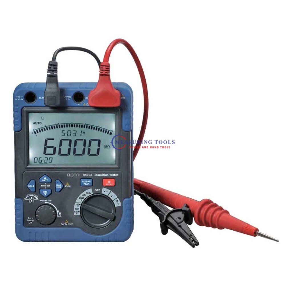 Reed R5002 High Voltage Insulation Tester Insulation Testers image