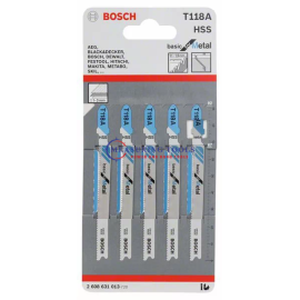 Bosch T 118 A Basic For Metal (5pcs) Jig Saw Blades