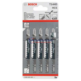 Bosch T 144 D Speed For Wood (5pcs) Jig Saw Blades