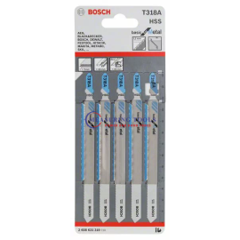 Bosch T 318 A Basic For Metal (5pcs) Jig Saw Blades